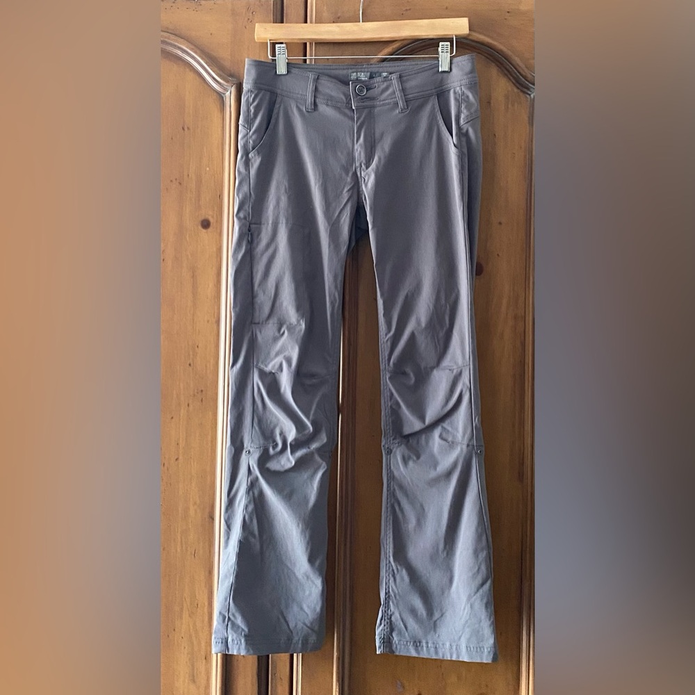 Prana Womens 4 Short Halle Pant Hiking Casual Stretch Roll Tab Nylon